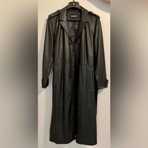 Men’s Wilson leather jacket, reaps leather black